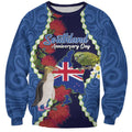 Southland Anniversary Day Sweatshirt Murihiku 1861 Maori Bird Mix Pohutukawa