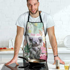 Koala Australia Mother's Day Personalised Apron Love ya Heaps Mum Watercolor
