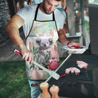 Koala Australia Mother's Day Personalised Apron Love ya Heaps Mum Watercolor