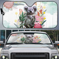 Koala Australia Mother's Day Personalised Auto Sun Shade Love ya Heaps Mum Watercolor