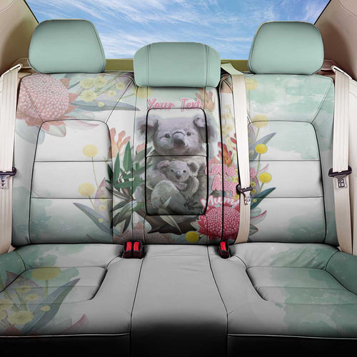 Koala Australia Mother's Day Personalised Back Car Seat Cover Love ya Heaps Mum Watercolor