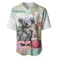 Koala Australia Mother's Day Personalised Baseball Jersey Love ya Heaps Mum Watercolor