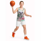 Koala Australia Mother's Day Personalised Basketball Jersey Love ya Heaps Mum Watercolor