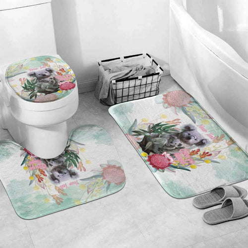 Koala Australia Mother's Day Personalised Bathroom Set Love ya Heaps Mum Watercolor