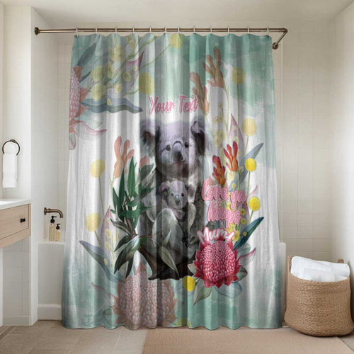 Koala Australia Mother's Day Personalised Bathroom Set Love ya Heaps Mum Watercolor