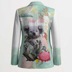 Koala Australia Mother's Day Personalised Blazer Love ya Heaps Mum Watercolor