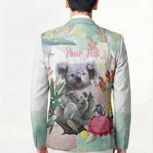 Koala Australia Mother's Day Personalised Blazer Love ya Heaps Mum Watercolor