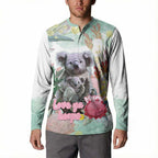 Koala Australia Mother's Day Personalised Button Sweatshirt Love ya Heaps Mum Watercolor