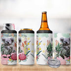 Koala Australia Mother's Day Personalised 4 in 1 Can Cooler Tumbler Love ya Heaps Mum Watercolor