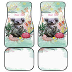 Koala Australia Mother's Day Personalised Car Mats Love ya Heaps Mum Watercolor