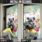 Koala Australia Mother's Day Personalised Door Cover Love ya Heaps Mum Watercolor