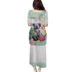 Koala Australia Mother's Day Personalised Family Matching Puletasi and Hawaiian Shirt Love ya Heaps Mum Watercolor