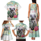 Koala Australia Mother's Day Personalised Family Matching Tank Maxi Dress and Hawaiian Shirt Love ya Heaps Mum Watercolor