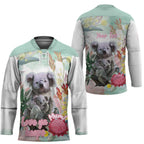 Koala Australia Mother's Day Personalised Hockey Jersey Love ya Heaps Mum Watercolor