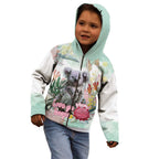 Koala Australia Mother's Day Personalised Kid Hoodie Love ya Heaps Mum Watercolor