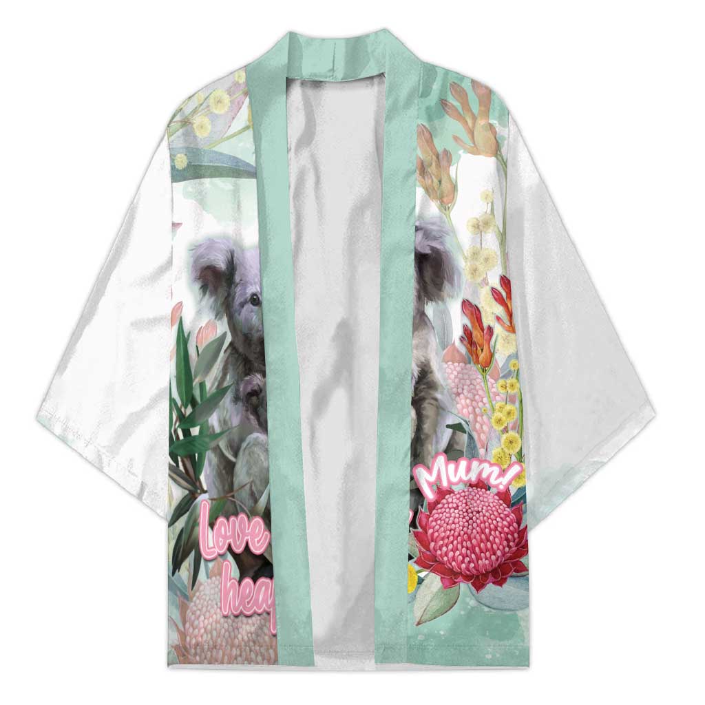 Koala Australia Mother's Day Personalised Kimono Love ya Heaps Mum Watercolor