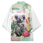 Koala Australia Mother's Day Personalised Kimono Love ya Heaps Mum Watercolor