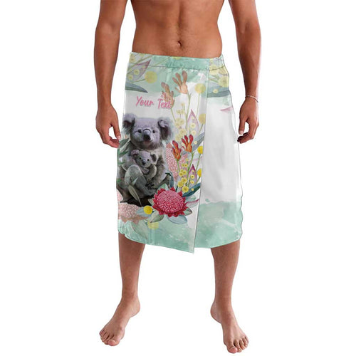 Koala Australia Mother's Day Personalised Lavalava Love ya Heaps Mum Watercolor