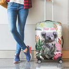 Koala Australia Mother's Day Personalised Luggage Cover Love ya Heaps Mum Watercolor