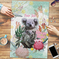Koala Australia Mother's Day Personalised Puzzle Love ya Heaps Mum Watercolor