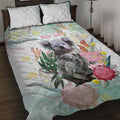Koala Australia Mother's Day Personalised Quilt Bed Set Love ya Heaps Mum Watercolor