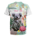 Koala Australia Mother's Day Personalised Rugby Jersey Love ya Heaps Mum Watercolor