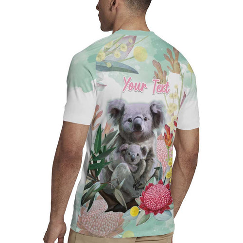 Koala Australia Mother's Day Personalised Rugby Jersey Love ya Heaps Mum Watercolor