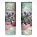 Koala Australia Mother's Day Personalised Skinny Tumbler Love ya Heaps Mum Watercolor