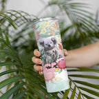 Koala Australia Mother's Day Personalised Skinny Tumbler Love ya Heaps Mum Watercolor