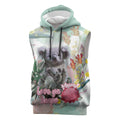 Koala Australia Mother's Day Personalised Sleeveless Hoodie Love ya Heaps Mum Watercolor