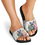 Koala Australia Mother's Day Personalised Slide Sandals Love ya Heaps Mum Watercolor