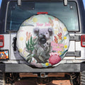 Koala Australia Mother's Day Personalised Spare Tire Cover Love ya Heaps Mum Watercolor