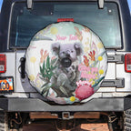 Koala Australia Mother's Day Personalised Spare Tire Cover Love ya Heaps Mum Watercolor