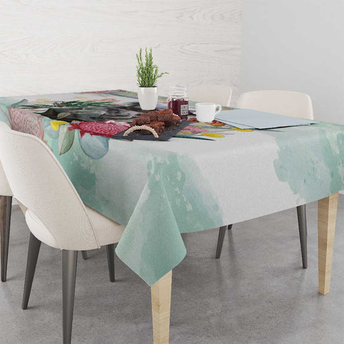 Koala Australia Mother's Day Personalised Tablecloth Love ya Heaps Mum Watercolor