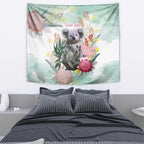 Koala Australia Mother's Day Personalised Tapestry Love ya Heaps Mum Watercolor