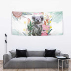 Koala Australia Mother's Day Personalised Tapestry Love ya Heaps Mum Watercolor