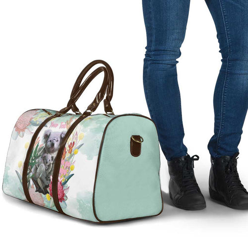 Koala Australia Mother's Day Personalised Travel Bag Love ya Heaps Mum Watercolor