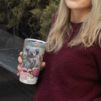 Koala Australia Mother's Day Personalised Tumbler Cup Love ya Heaps Mum Watercolor