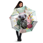 Koala Australia Mother's Day Personalised Umbrella Love ya Heaps Mum Watercolor