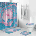 Koala Mum Australia Mother's Day Personalised Bathroom Set Pink and Blue Aboriginal Art