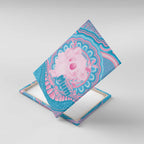 Koala Mum Australia Mother's Day Personalised Canvas Wall Art Pink and Blue Aboriginal Art