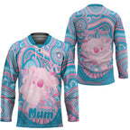 Koala Mum Australia Mother's Day Personalised Hockey Jersey Pink and Blue Aboriginal Art