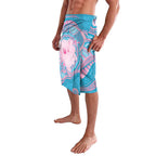 Koala Mum Australia Mother's Day Personalised Lavalava Pink and Blue Aboriginal Art