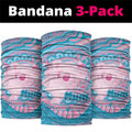 Koala Mum Australia Mother's Day Personalised Neck Gaiter Pink and Blue Aboriginal Art