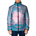Koala Mum Australia Mother's Day Personalised Padded Jacket Pink and Blue Aboriginal Art