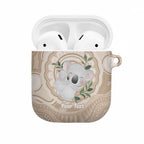 Koala Mum Australia Mother's Day Personalised AirPods Case Beige Aboriginal Art