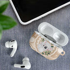 Koala Mum Australia Mother's Day Personalised AirPods Case Beige Aboriginal Art