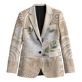 Koala Mum Australia Mother's Day Personalised Blazer Beige Aboriginal Art