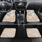 Koala Mum Australia Mother's Day Personalised Car Mats Beige Aboriginal Art