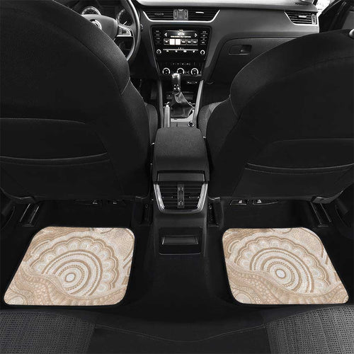 Koala Mum Australia Mother's Day Personalised Car Mats Beige Aboriginal Art